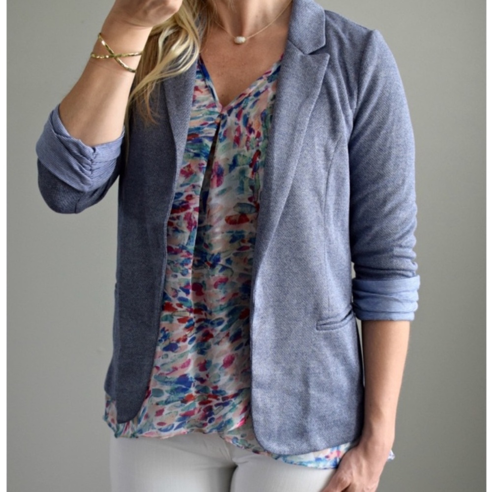Skies are Blue Stitch Fix Asa Knit Blazer